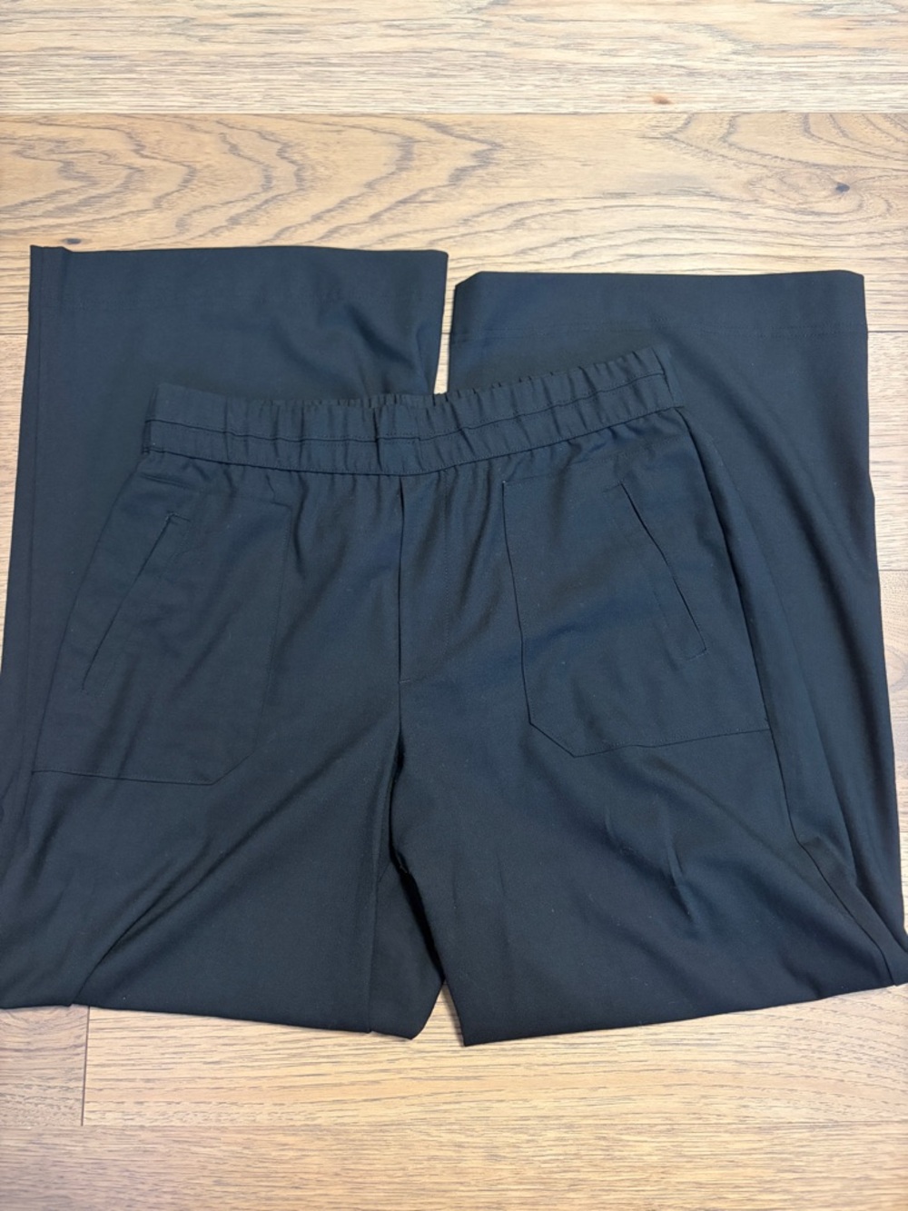 Wit & Wisdom Black Wide-Leg Pull-On Pants - Picture 8 of 9
